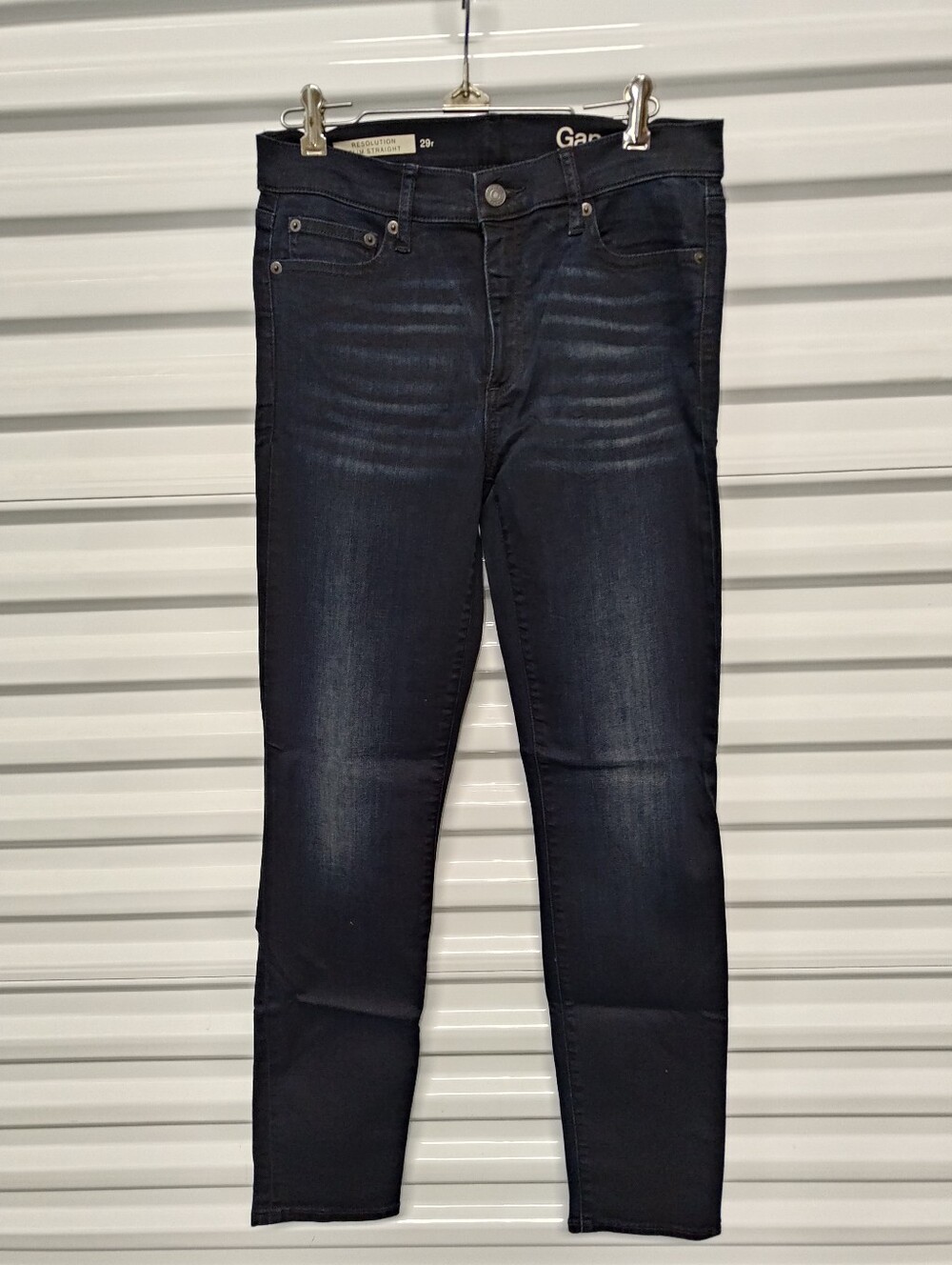 Gap Resolution Slim Straight Dark Wash Jeans Women's Size 29r